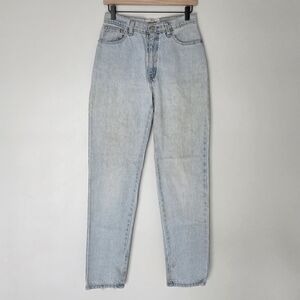 Vintage Sasson Light Wash High Rise Straight Leg Mom Jeans Womens Size 9